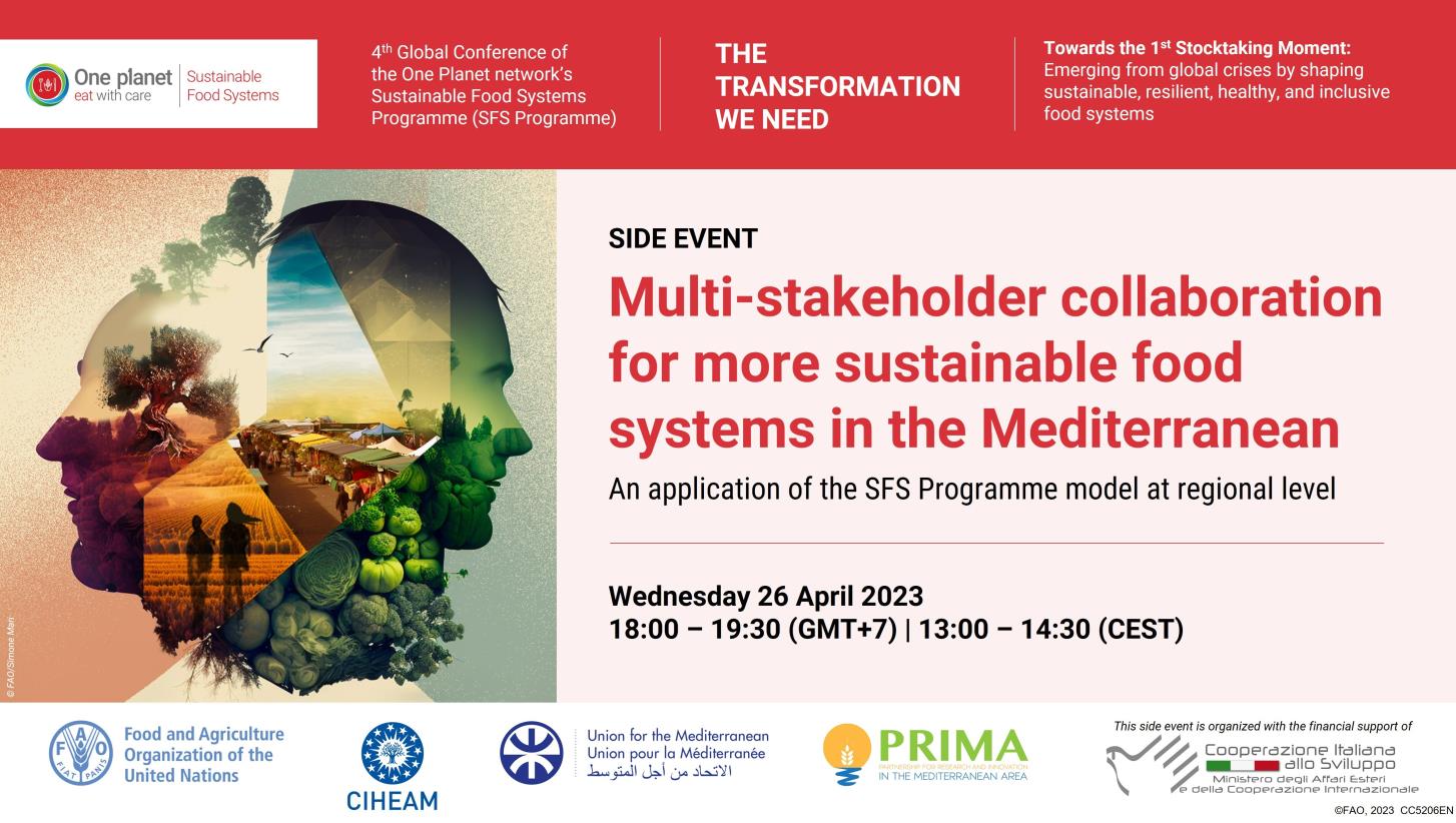 Multi-stakeholder collaboration for more sustainable food systems in the Mediterranean