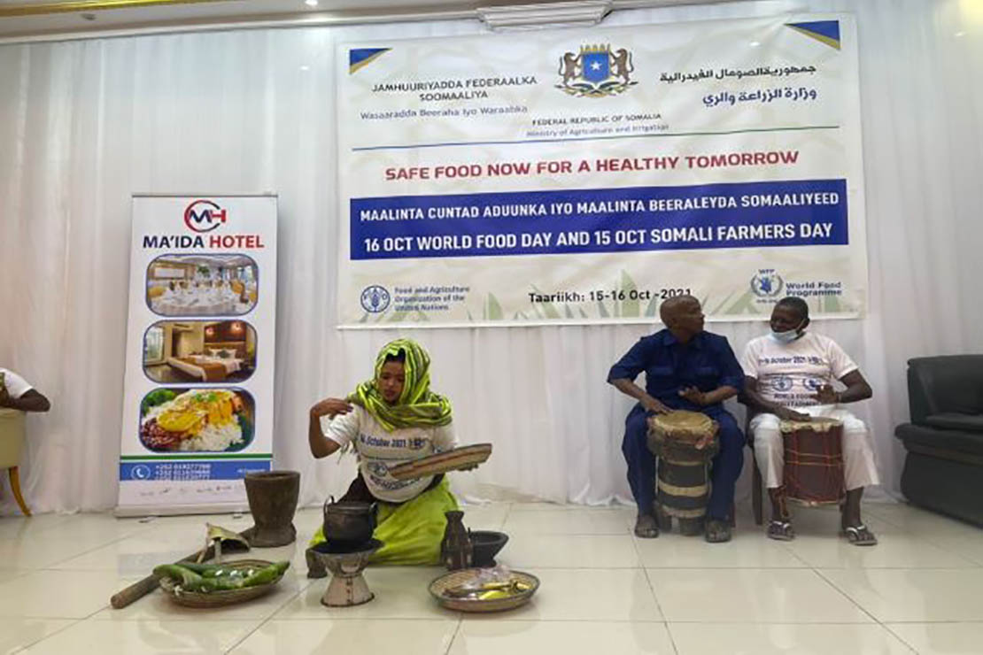 FAO Somalia WFP Somalia and the Ministry of Agriculture and Irrigation host a joint virtual event to mark World Food Day ©FAO