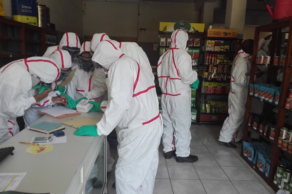 Photo-article pesticides