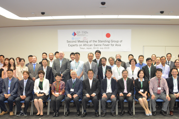 Second meeting of SGE on ASF for Asia. ©OIE