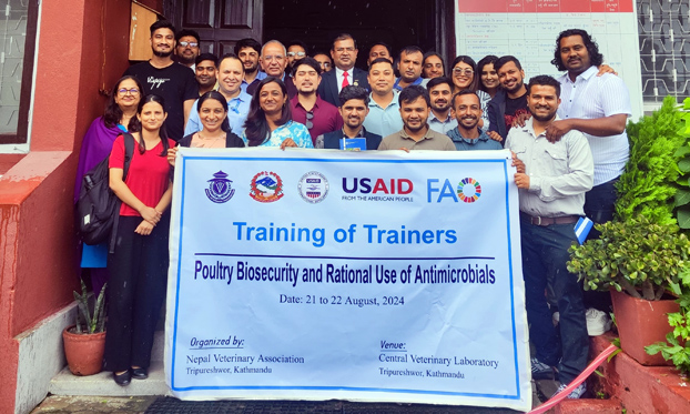 Training of trainers on biosecurity and rational use of antimicrobials