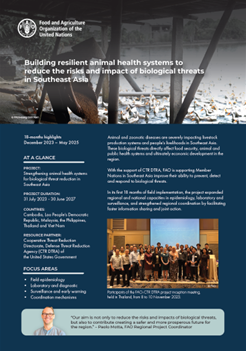 FAO-DTRA 18 months project highlights