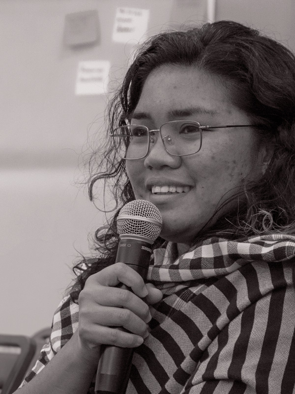 Michelle Balbin Portrait of a woman in glasses smiling