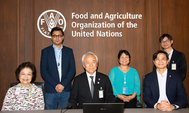 President of the Federation of Asian Veterinary Association (FAVA) visits FAO RAP