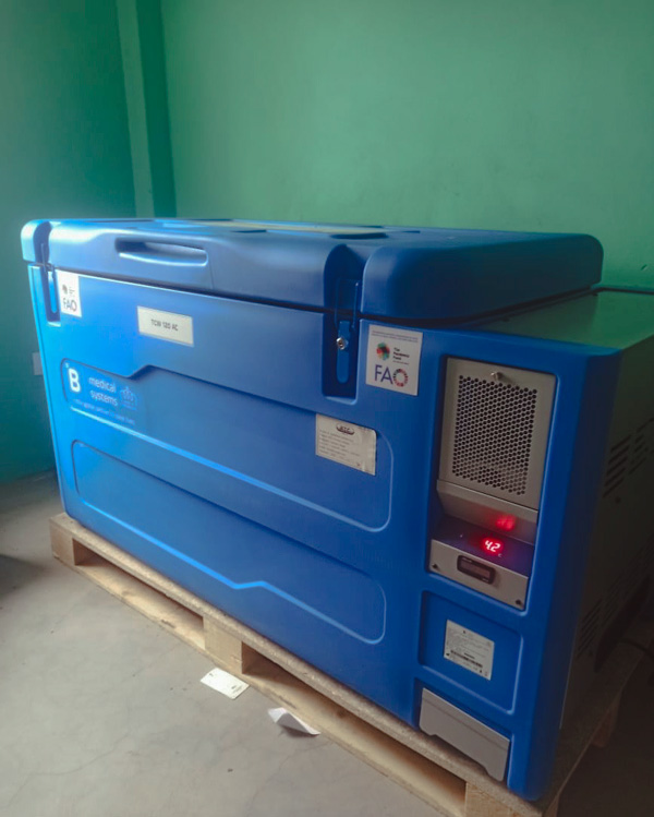 Blue equipment