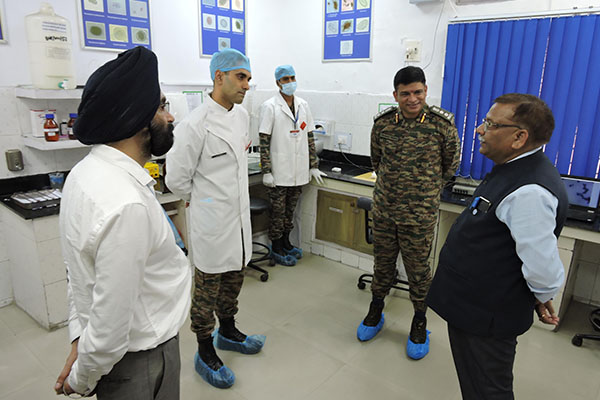 Men discussing in an office