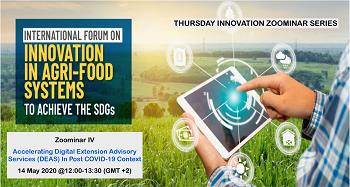 Zoominar IV on Accelerating Digital Extension Advisory Services (DEAS) In Post COVID-19 Context