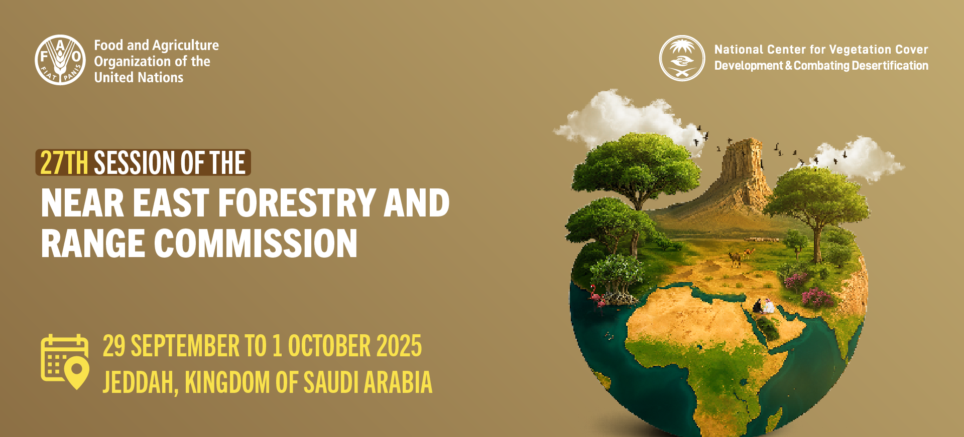 The 27th session of the Near East Forestry and Range Commission - 29 September to 1 October