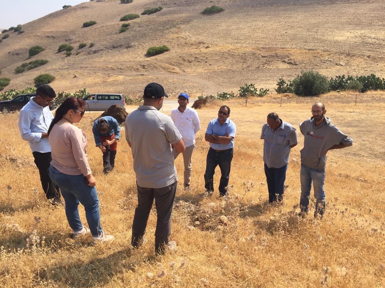 FAO, ICARDA visit Water Efficiency, Productivity and Sustainability regional project sites in Jordan