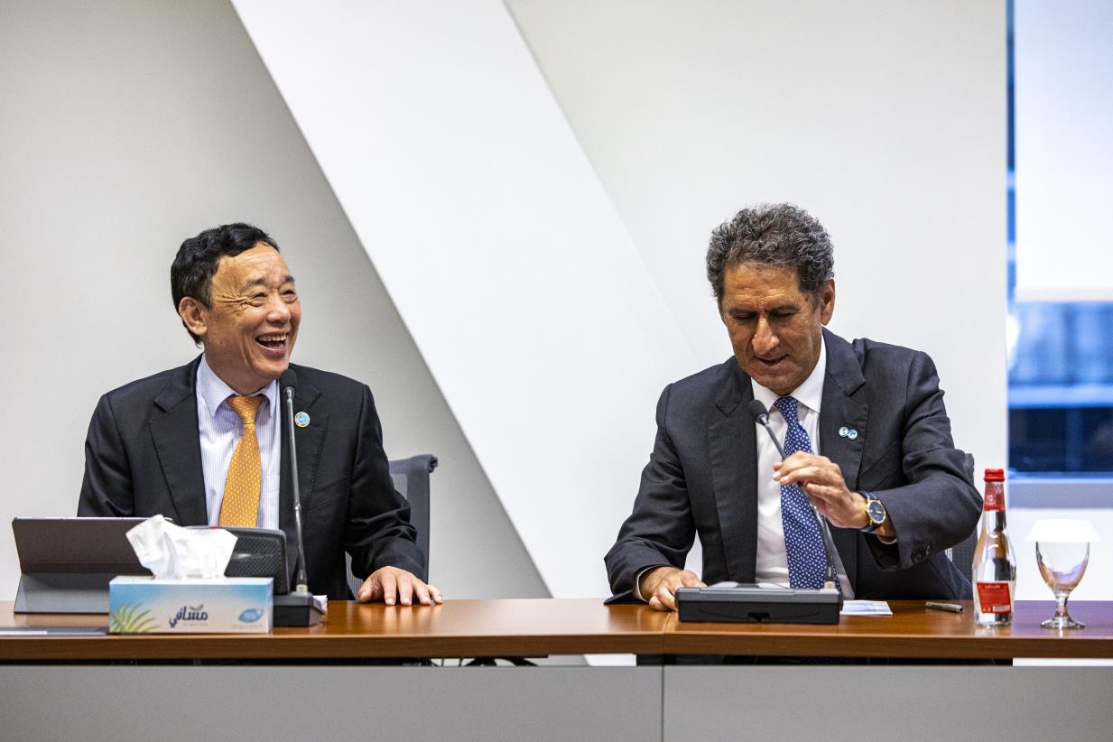 Director-General makes a one-day working visit to the United Arab Emirates ahead of COP28 in November