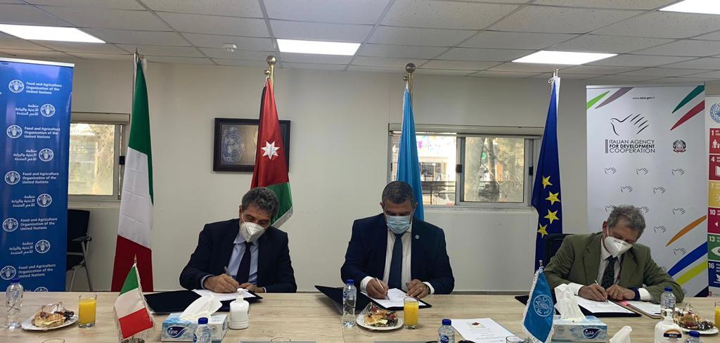 Italy and FAO partner to increase the resilience of the vulnerable communities in Jordan