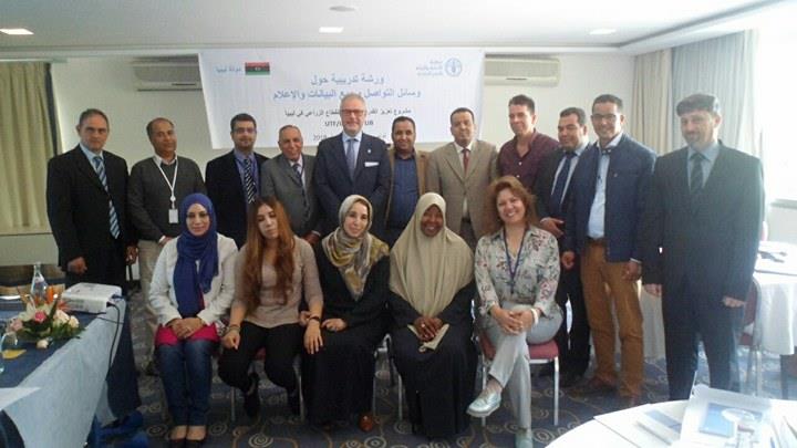 FAO Provides Training for Libyan Officials in Communication and reporting on SDGs