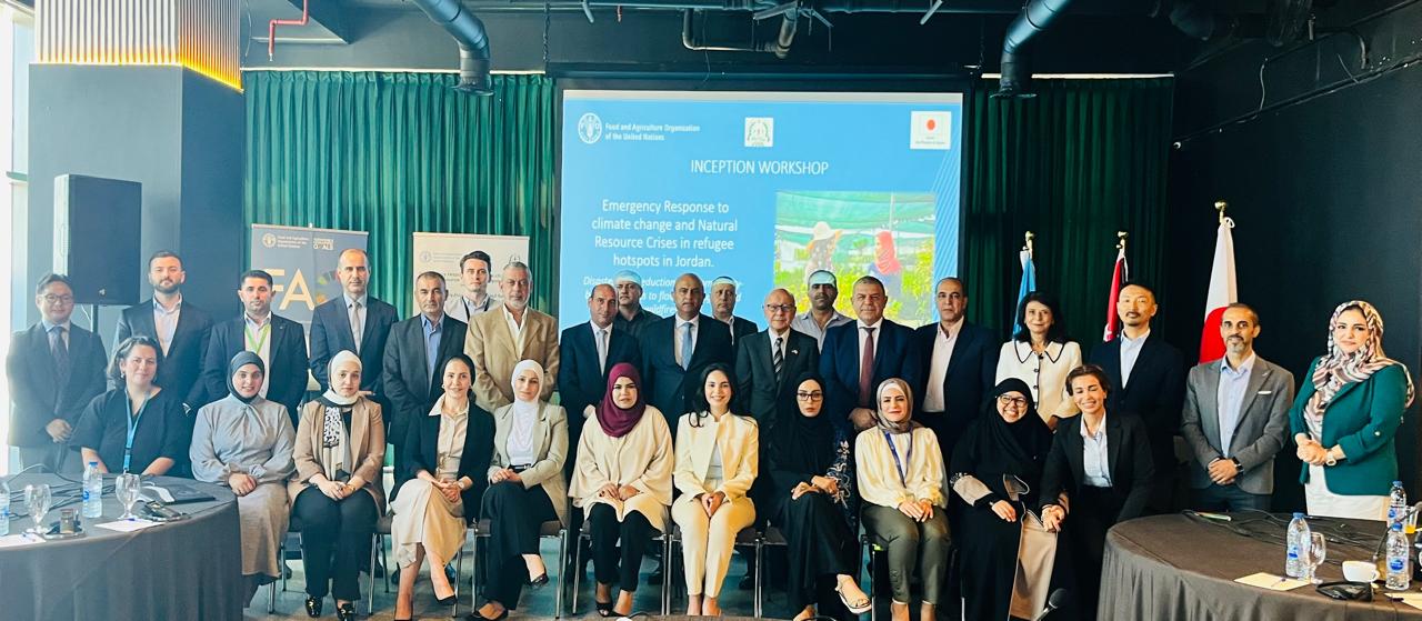 FAO and Japan launch a project to combat climate change and support resilient communities in Jordan