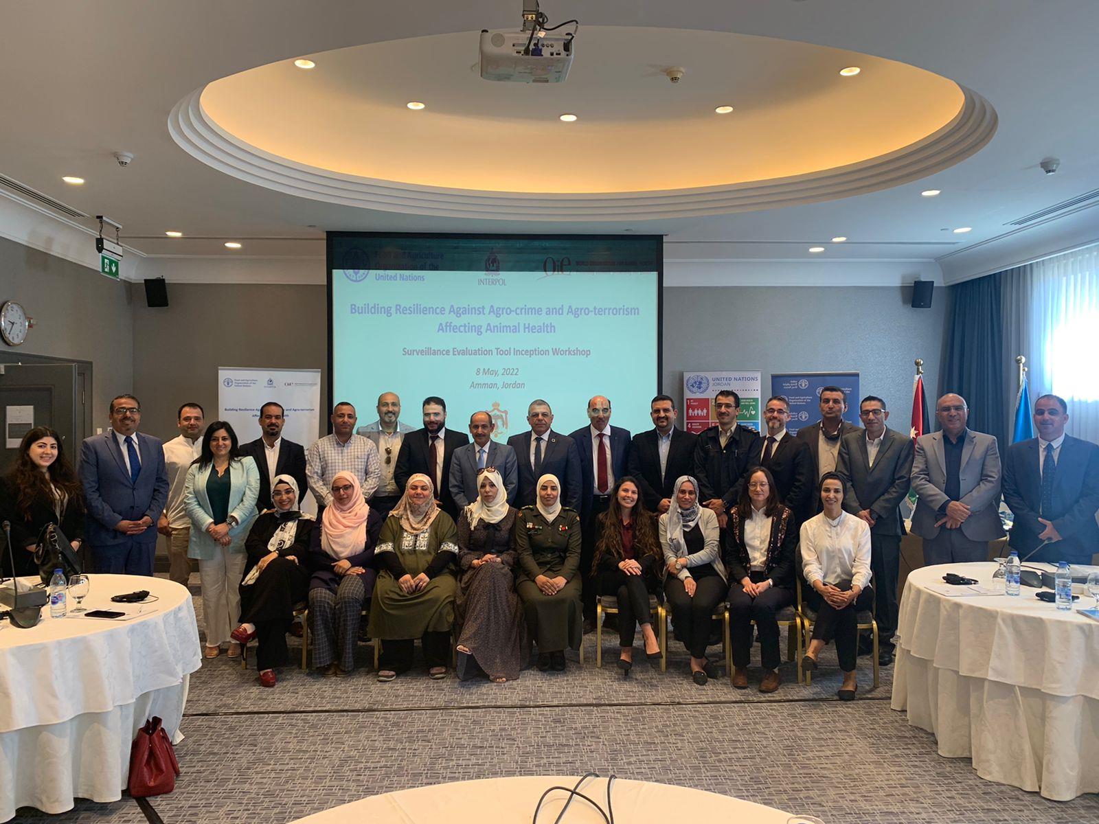 FAO conducts Surveillance Evaluation Tool workshop in Jordan