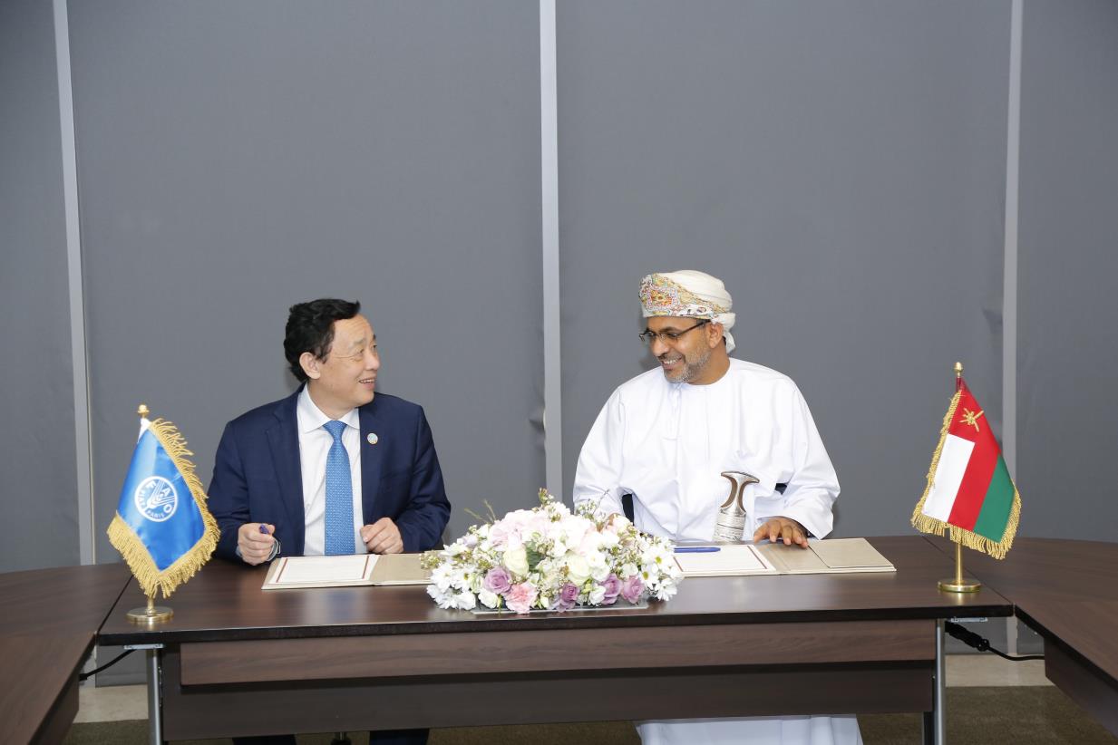 FAO and Oman sign a framework agreement for a strategic partnership with South-South and Triangular Cooperation approach