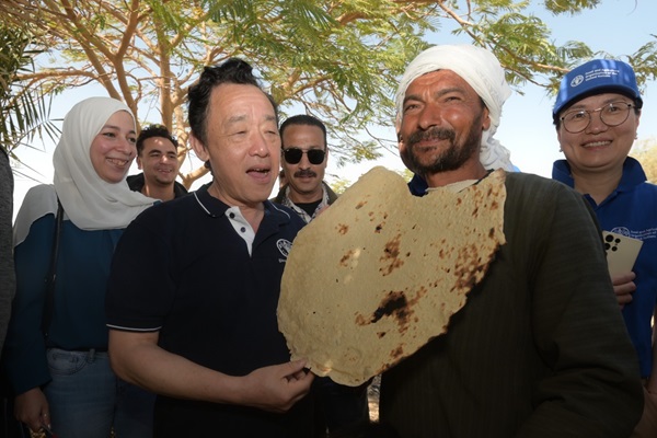 Director-General visits project sites in Egypt