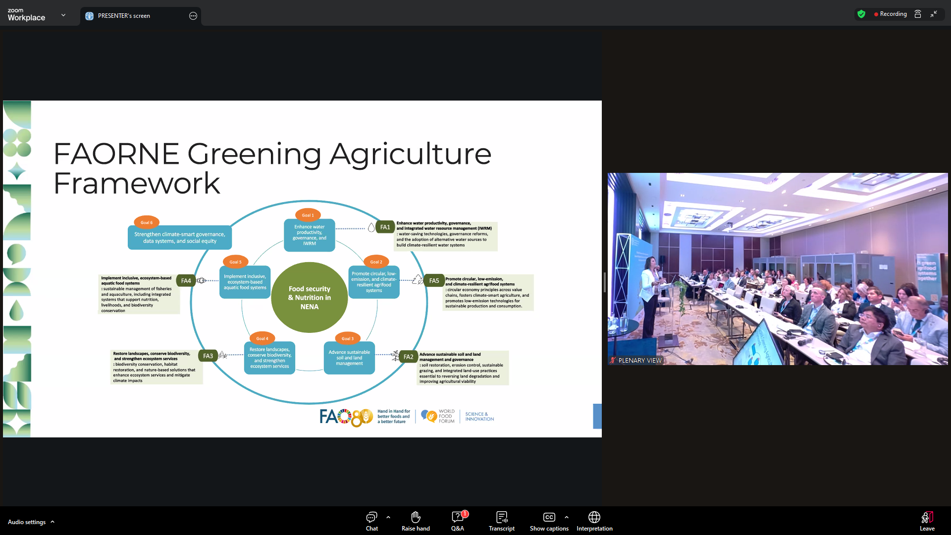 FAO highlights policies and strategies for greening agrifood systems in the Near East and North Africa region