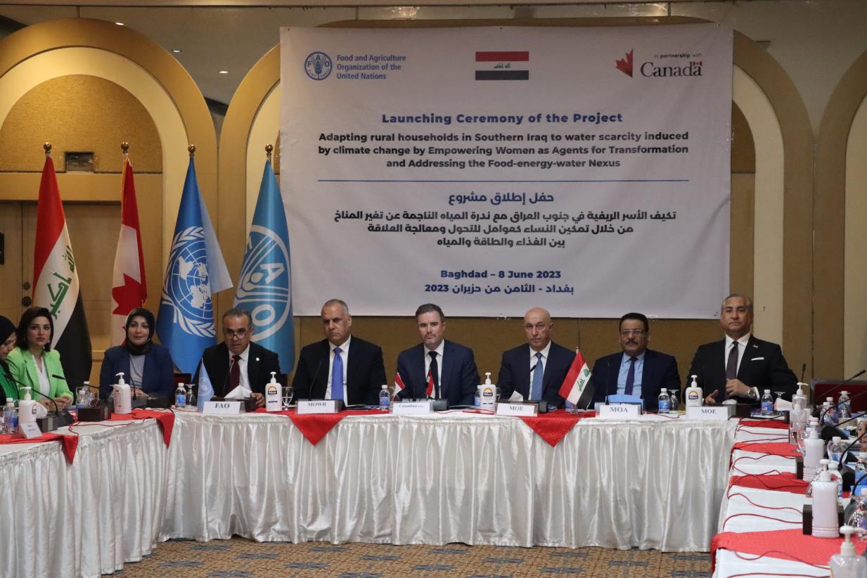 FAO and Canada sign CAN$ 10M agreement for agricultural climate resilience in Iraq and women’s empowerment
