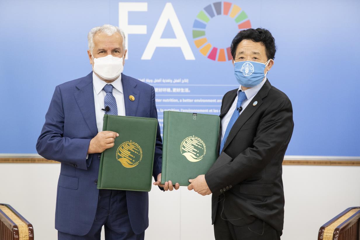 FAO and KSrelief to scale up cooperation on humanitarian work, data-driven development