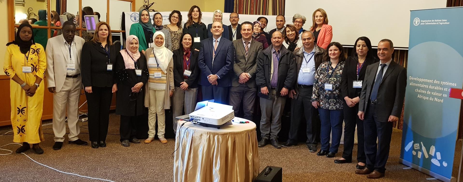FAO completes training workshops on sustainable food systems and value chains in the Near East and North Africa