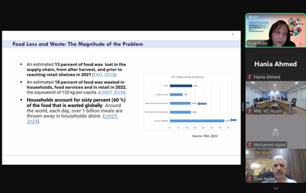 Screenshot_Enhancing capacities to reduce food loss and waste and promote healthy diets in the NENA region