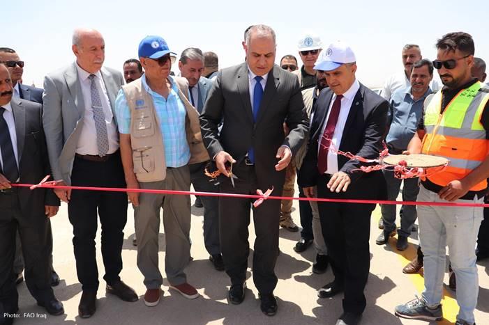 The rehabilitation of North Al-Jazeera irrigation scheme is restoring the vital water supply in Rabea, Ninewa