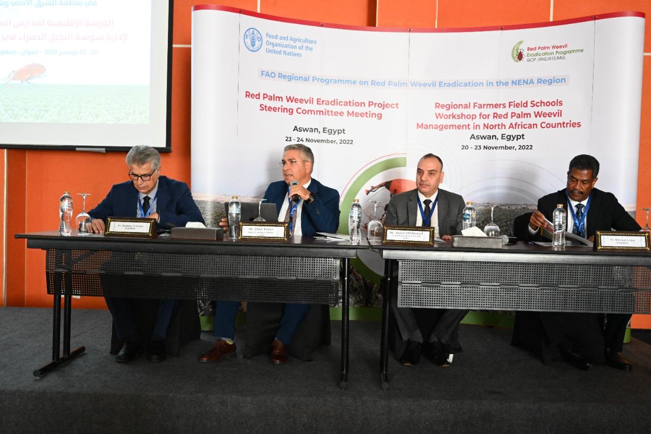 FAO Red Palm Weevil Eradication Project FAO Regional Program for Red Palm Weevil Eradication holds the Steering Committee meeting in Aswan