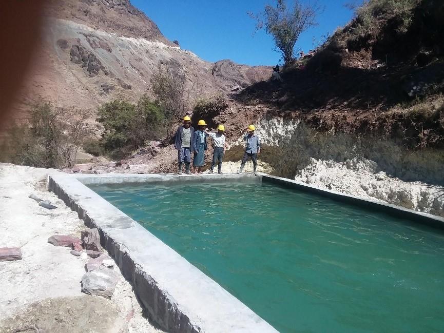 Supported by the Government of Kuwait, FAO hands over rehabilitated water assets to local communities in Yemen