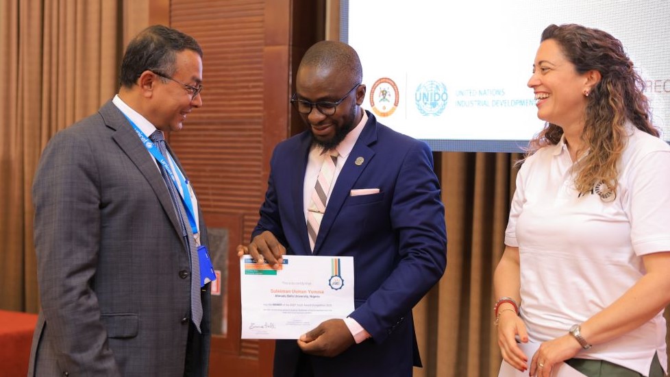 2025 GBEP Youth Award winner Robin Nandy from the United Nations Children