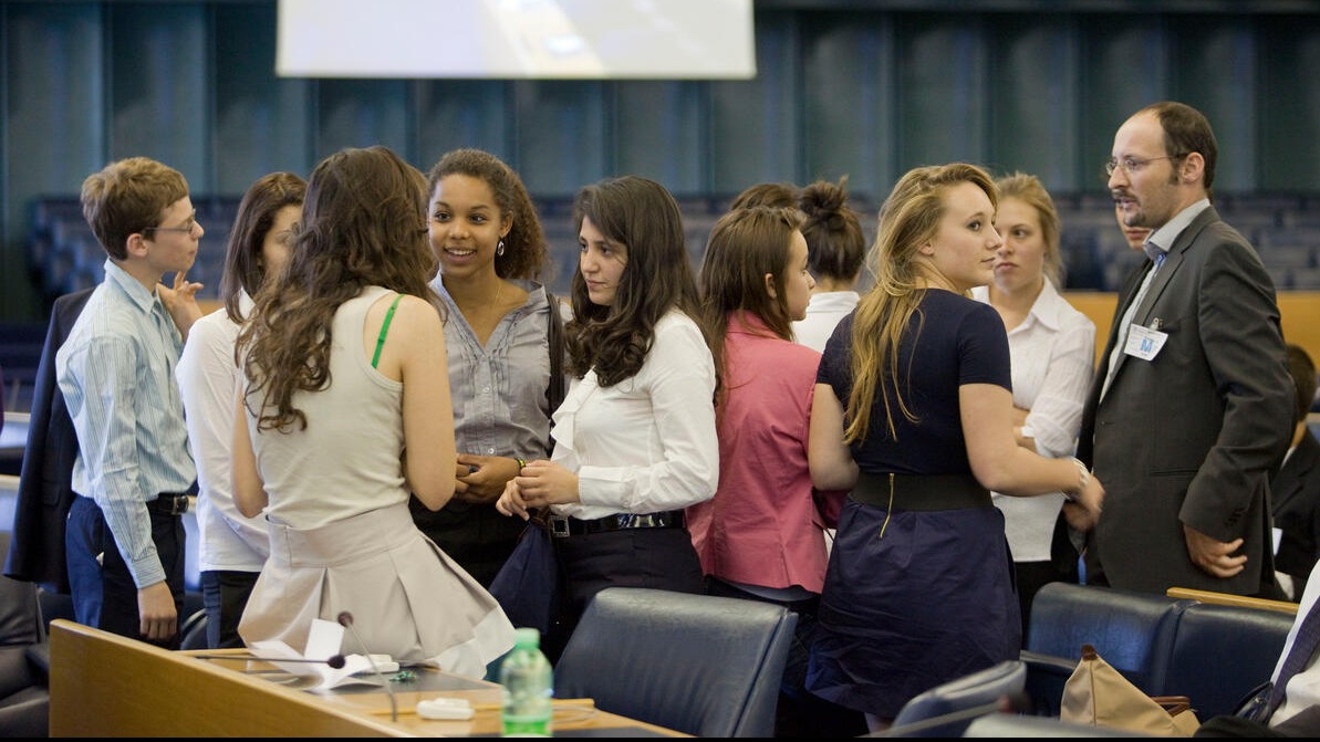 Students visiting FAO