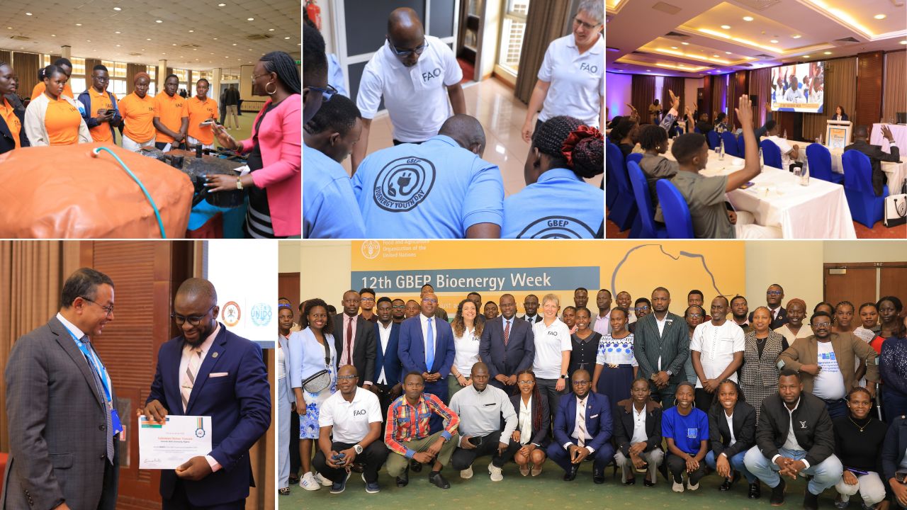 collge of activities during the GBEP Bioenergy Youth Day in Kampala