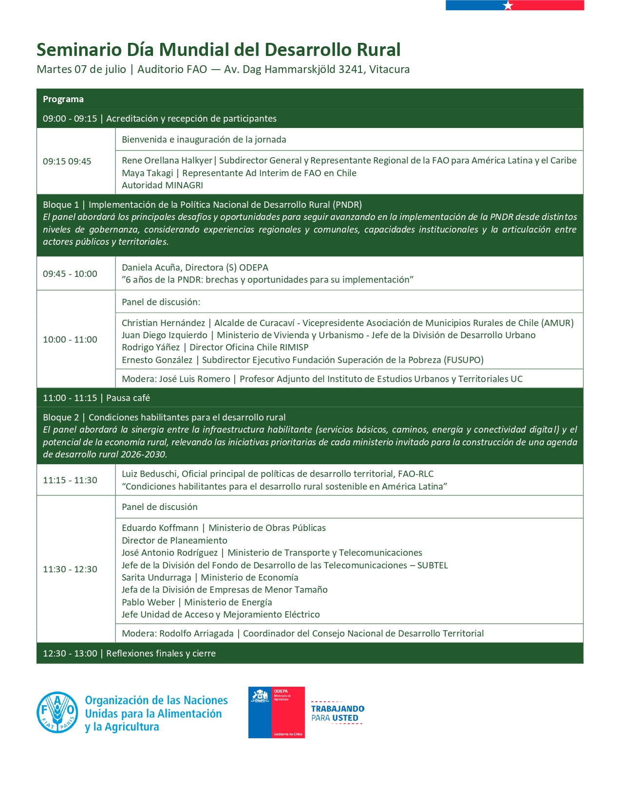 Agenda