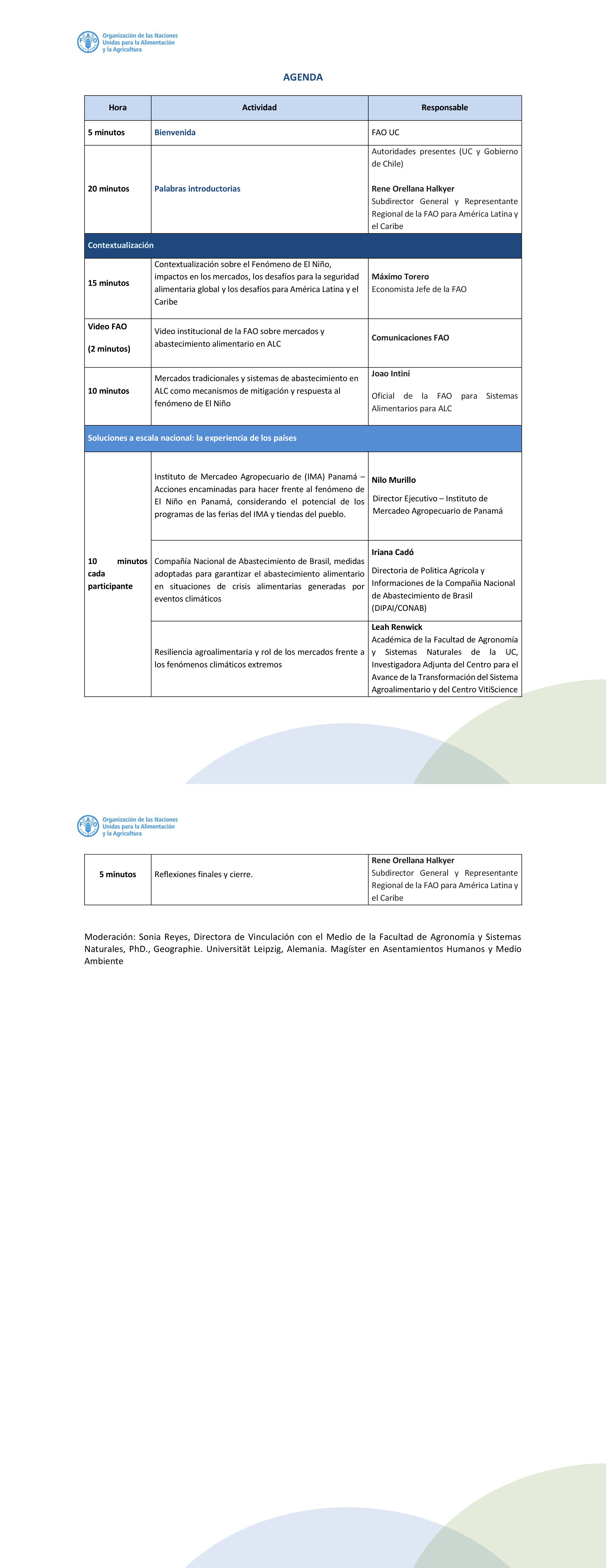 Agenda