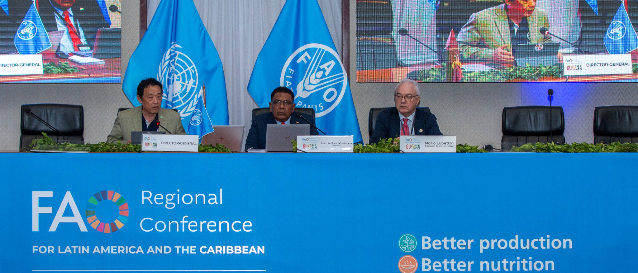 Los países de América Latina y el Caribe establecieron nuevas prioridades de la FAO en la región para transformar los sistemas agroalimentarios y garantizar seguridad alimentaria