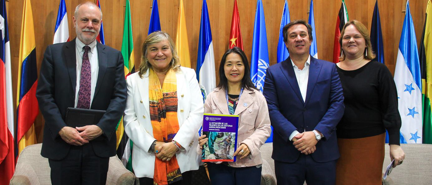 FAO presenta los resultados del reporte global: La Situación de las Mujeres en los Sistemas Agroalimentarios en evento híbrido en la oficina regional