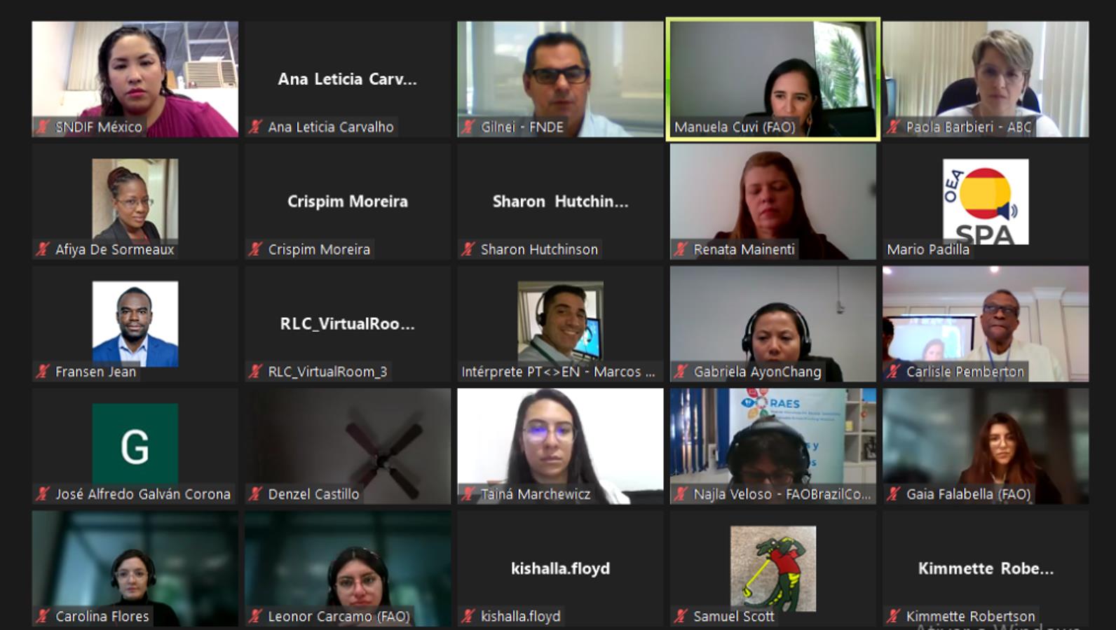 School feeding governance, policy and legal frameworks" was the theme of the third virtual training session for school feeding practitioners from the Caribbean