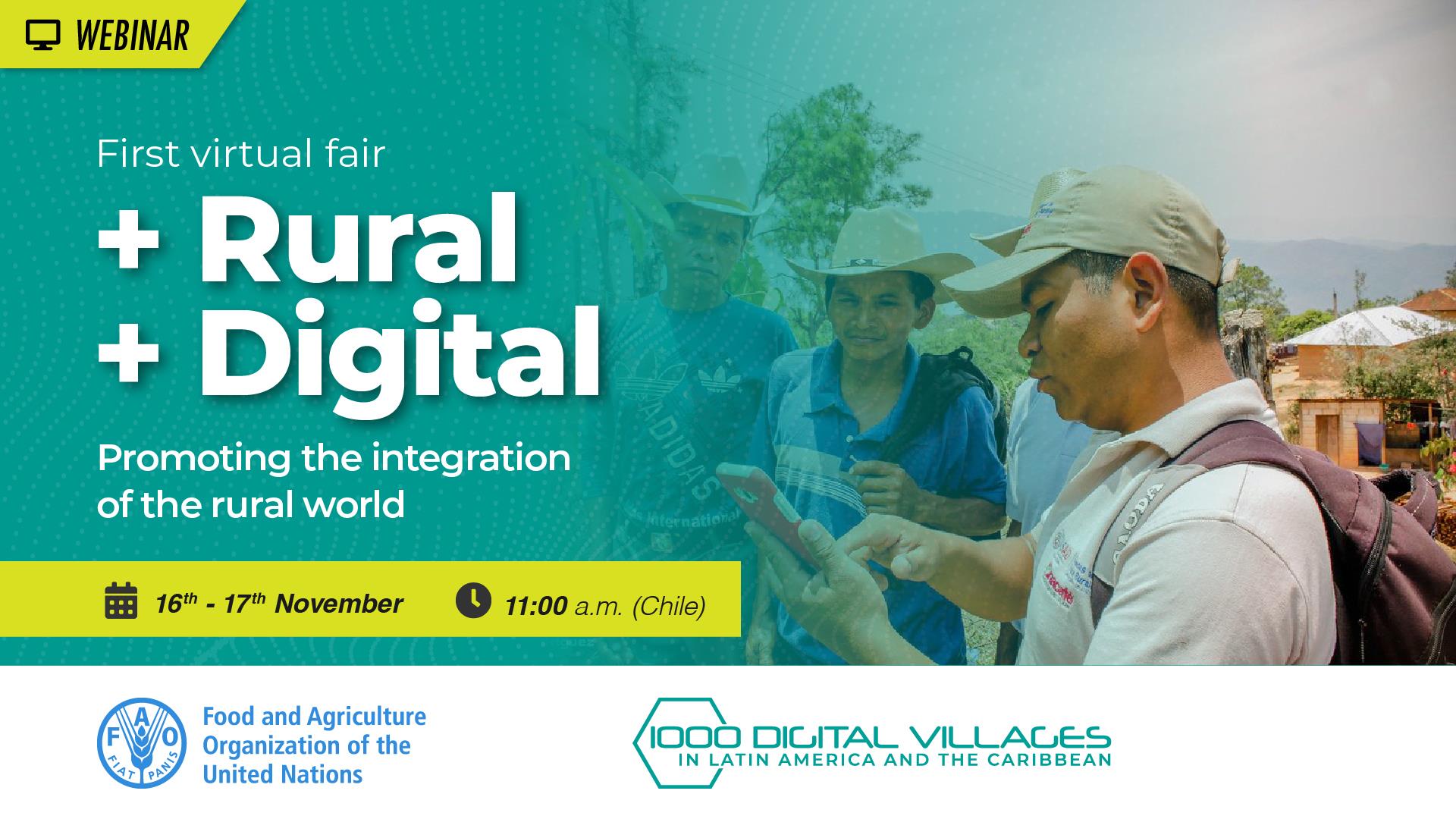 FAO's first virtual fair analyzed experiences of innovation and digitization in rural territories