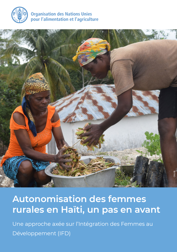 Autonomisation des femmes rurales en Haïti, un pas en avant